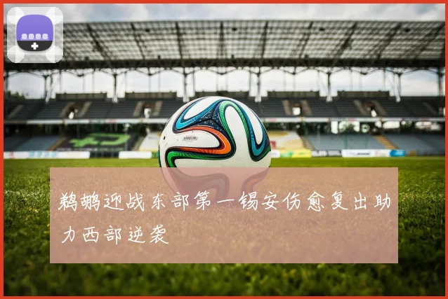 鹈鹕迎战东部第一锡安伤愈复出助力西部逆袭